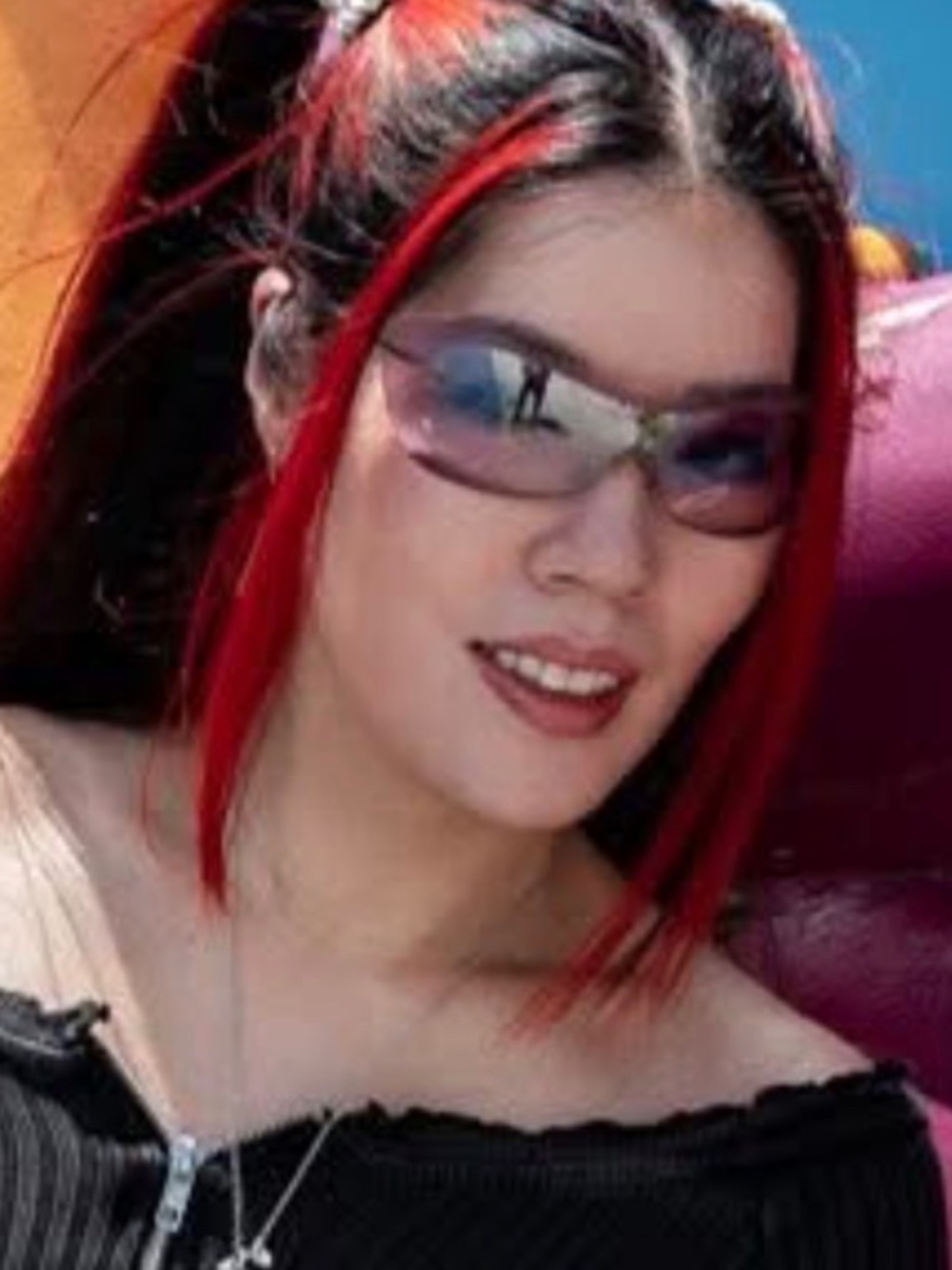 Y2K rimless wraparound sunglasses, VINTAGE authentic Silhouette shield eyewear